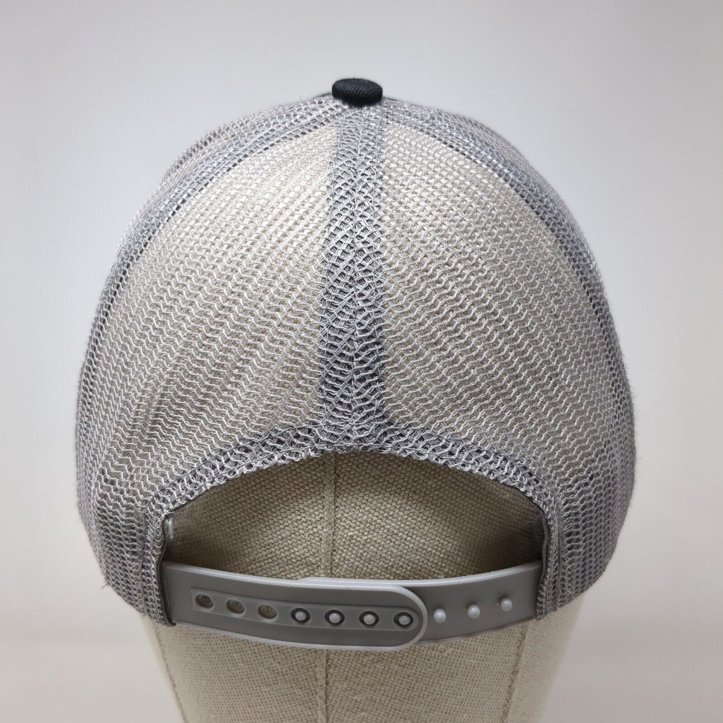 Backwoods Snapback Trucker Hat Gray OS Adjustable Mesh Back 6 Panel Brewery