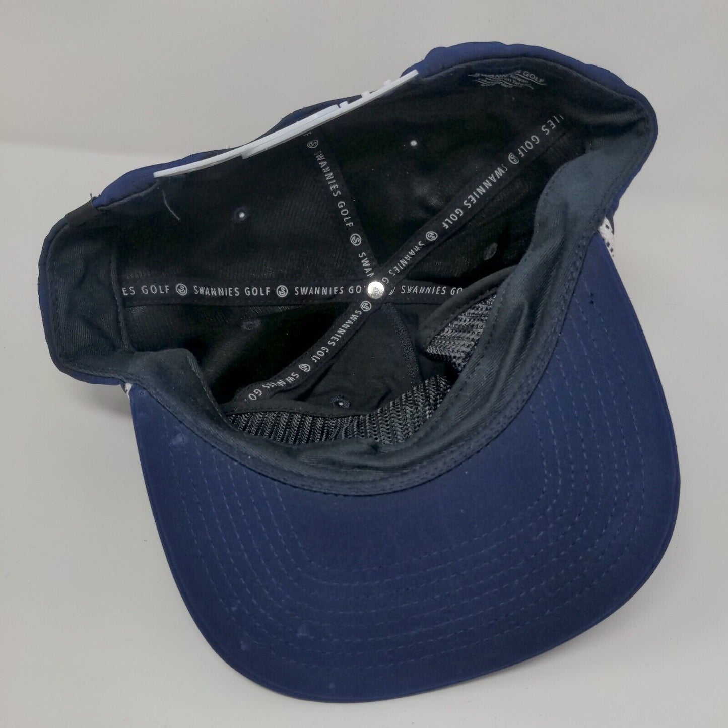 Invitational Snapback Swannies Golf Hat Blue OSFA Adjustable Embroidered