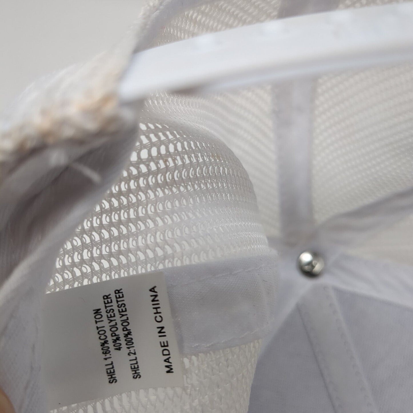 EB Snapback Trucker Hat Blue OS Adjustable Embroidered Mesh Back Richardson