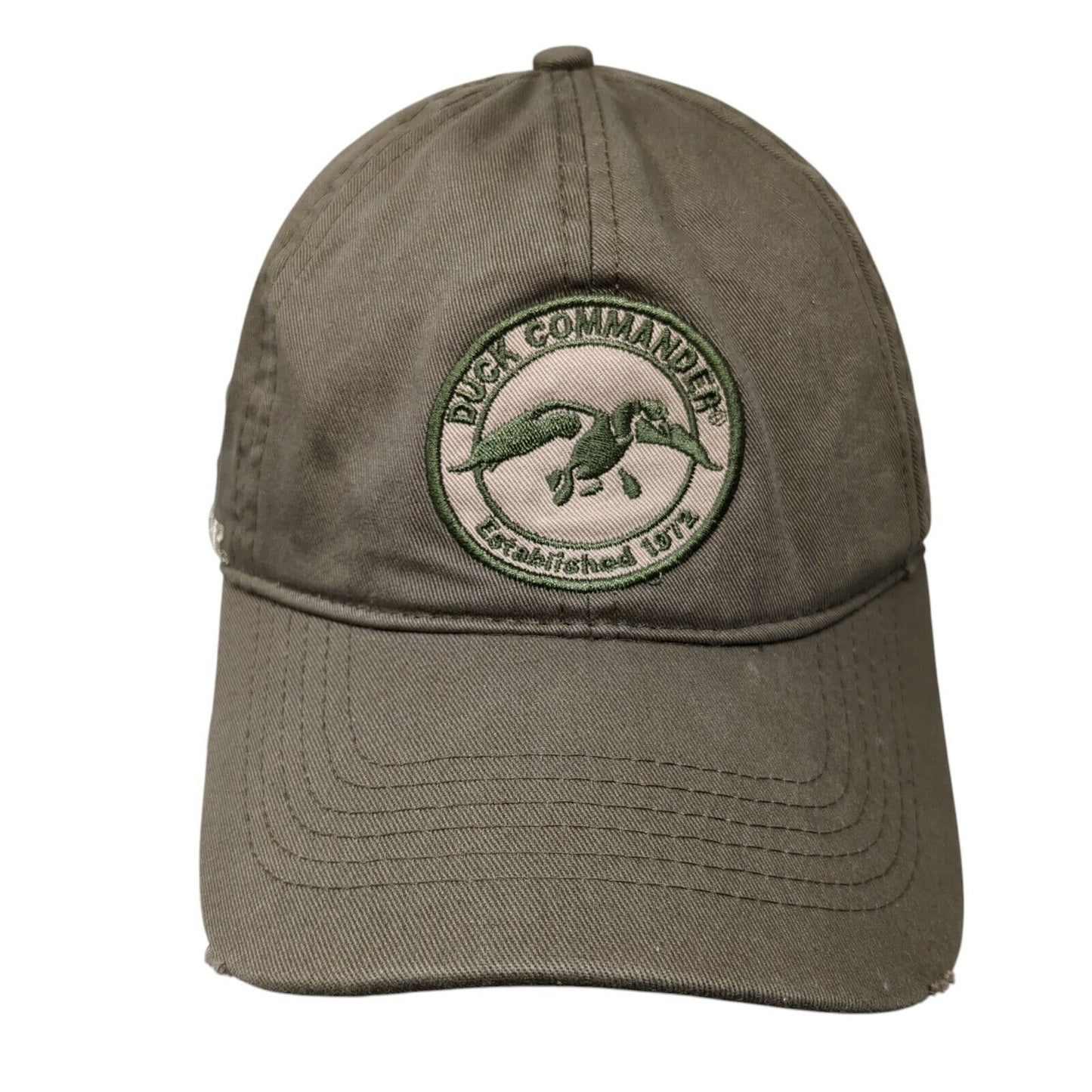 Duck Commander Strapback Hat Brown OSFA Embroidered Arise Kill Eat
