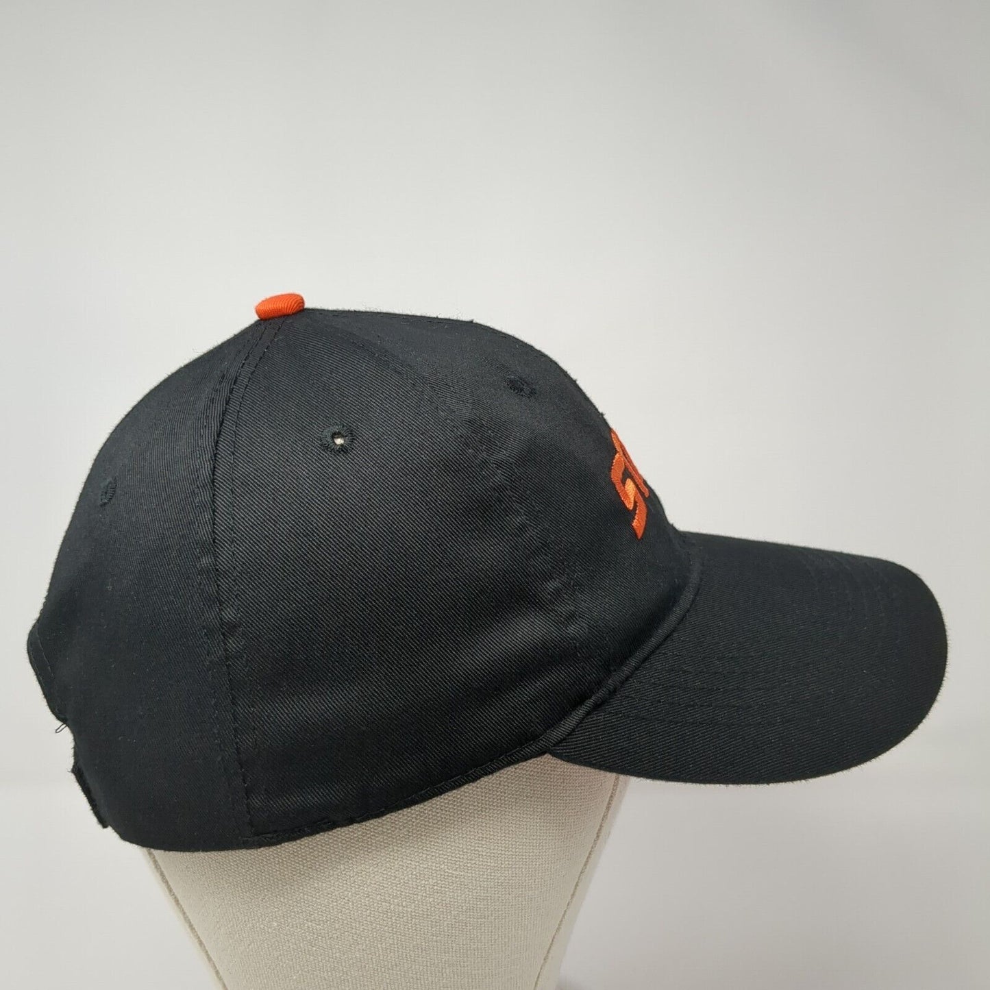 STIHL Outfitters Strapback Hat Black One Size Adjustable Embroidered 6 Panel