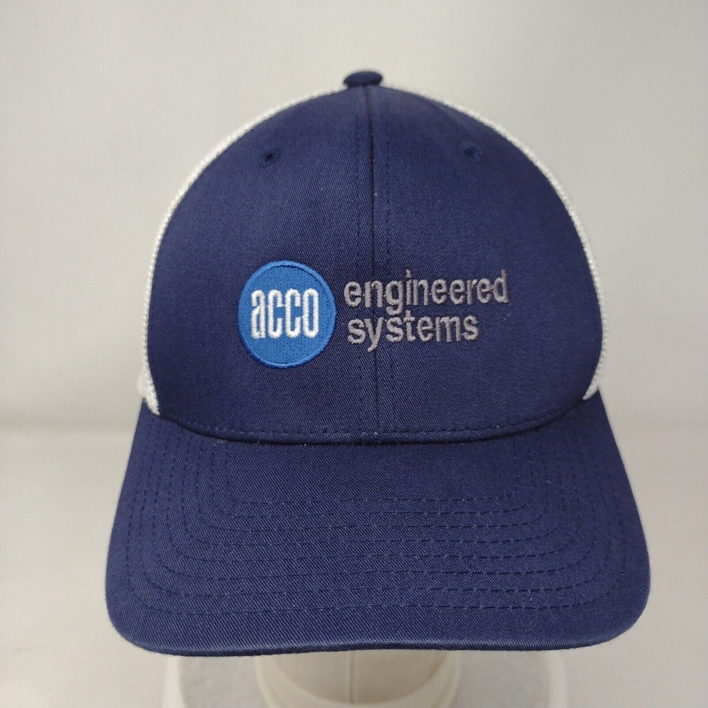 ACCO Engineered Systems Fitted Trucker Hat Blue S/M Port Authority