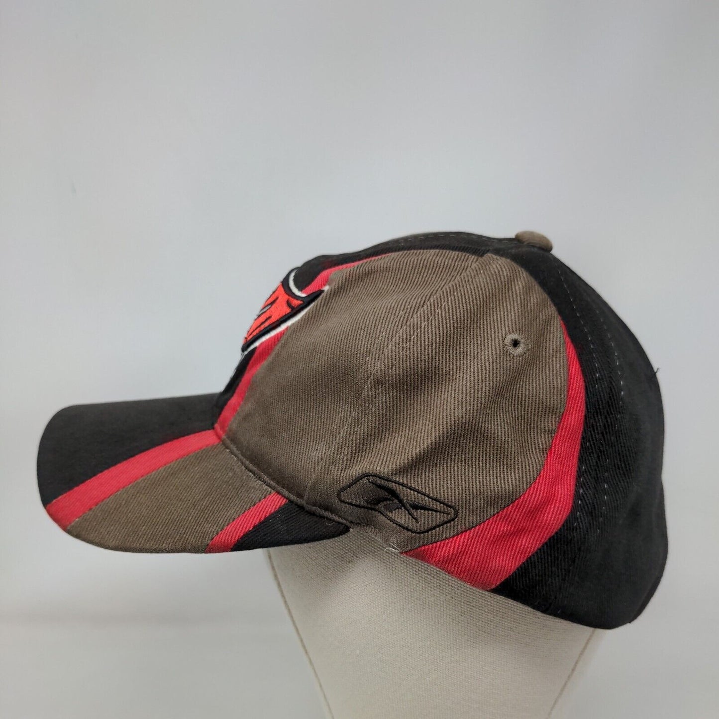 Tampa Bay Buccaneers Strapback Hat Brown Striped OSFA Embroidered Logo NFL