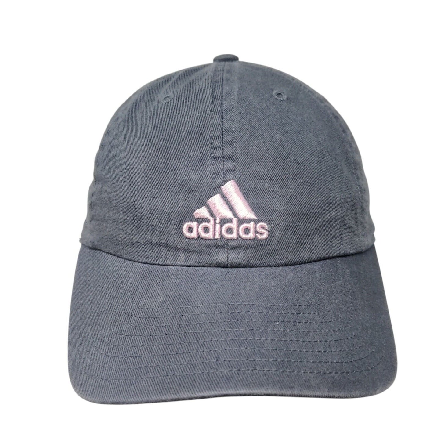 Adidas Slideback Hat Gray One Size Adjustable Embroidered Climalite 6 Panel