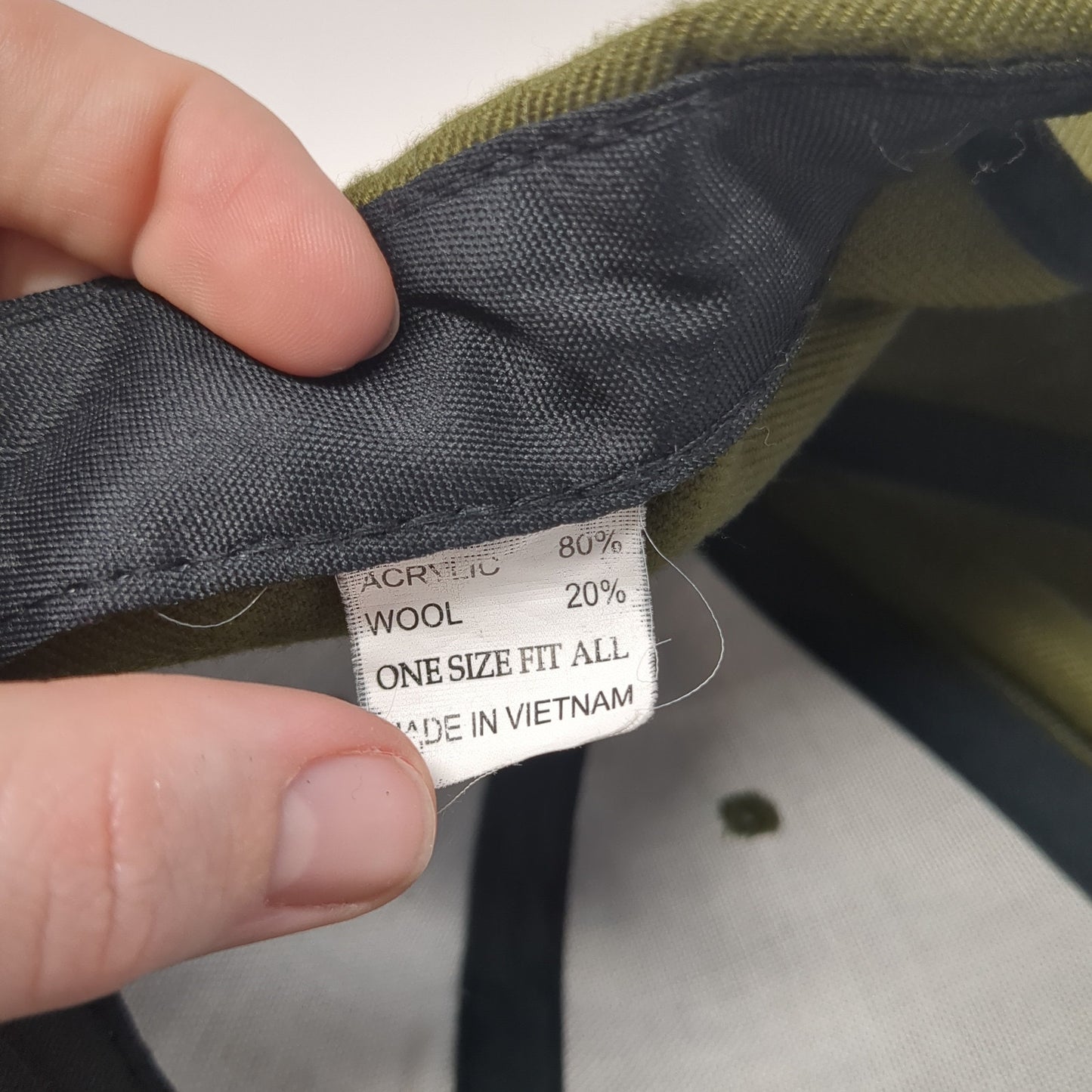 USMC Recon Strapback Baseball Cap Green One Size Adjustable Embroidered 6 Panel