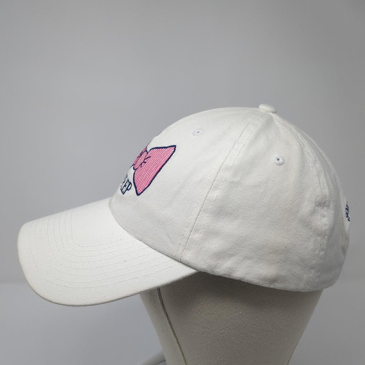 Southern Girl Prep Slideback Baseball Cap White One Size Adjustable Fahrenheit