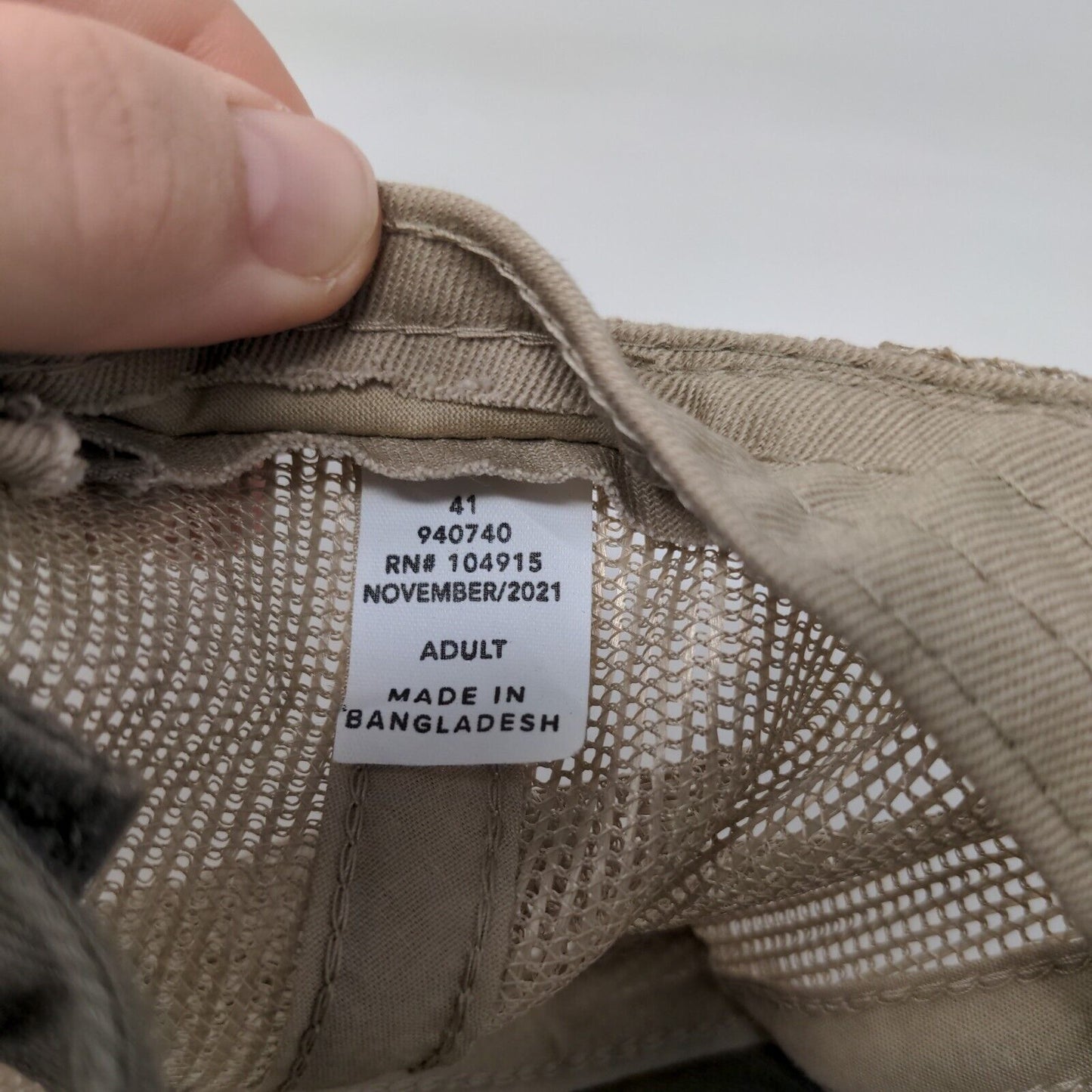 Easy Money Hunt Co. Strapback Mesh Back Trucker Hat Grayish-Brown Adult