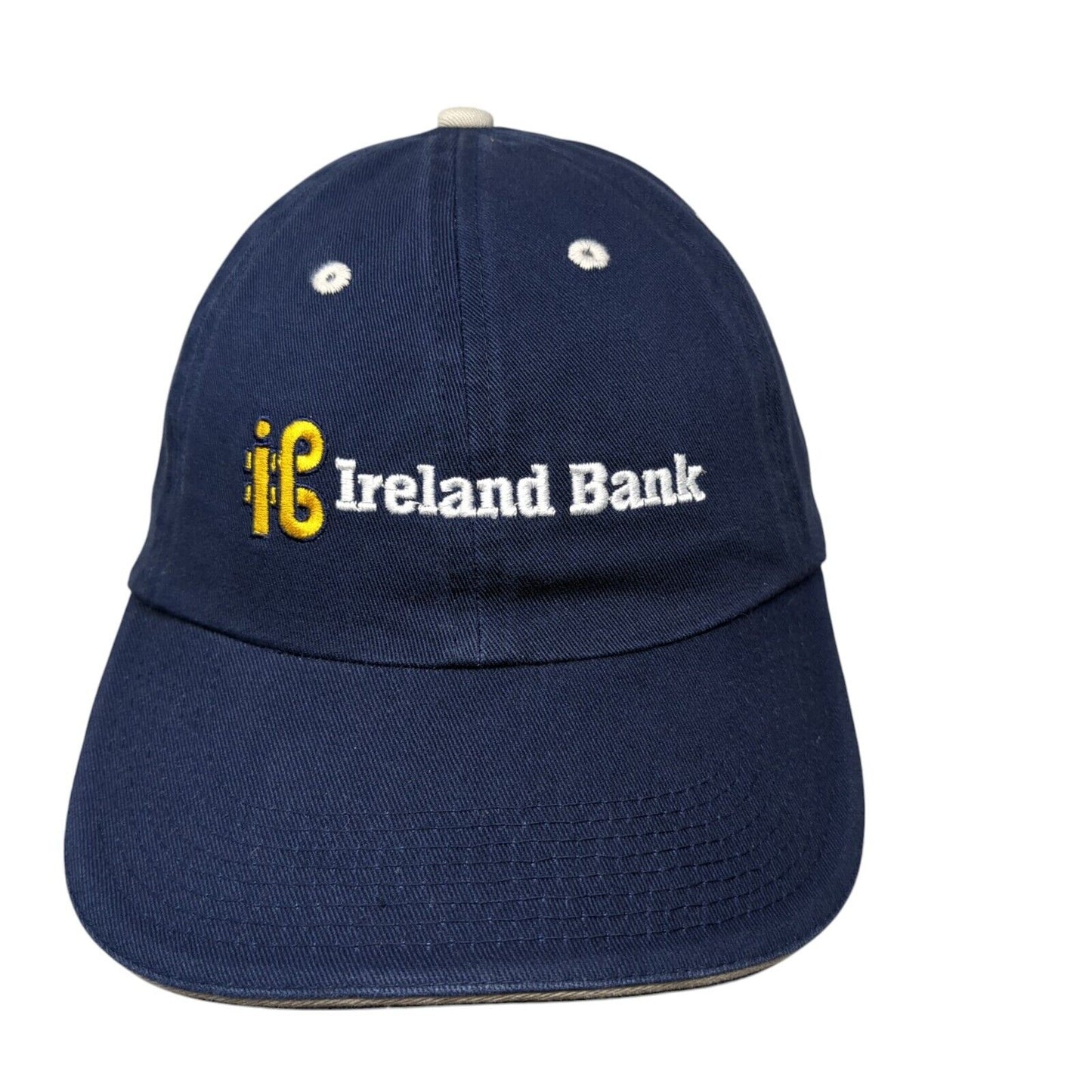 Ireland Bank Slideback Hat Blue One Size Embroidered Fahrenheit 6 Panel