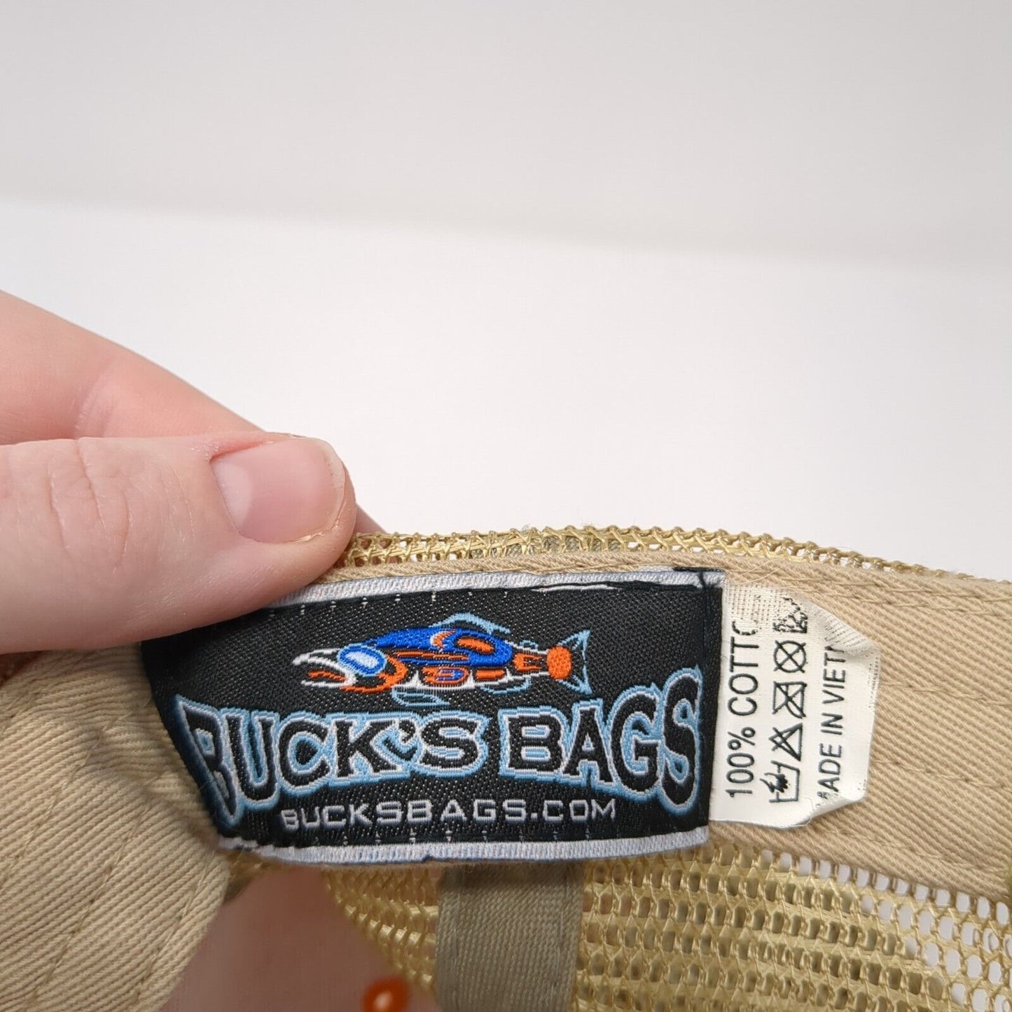 Reds Hunting Strapback Trucker Hat Orange One Size Mesh Back Outdoor