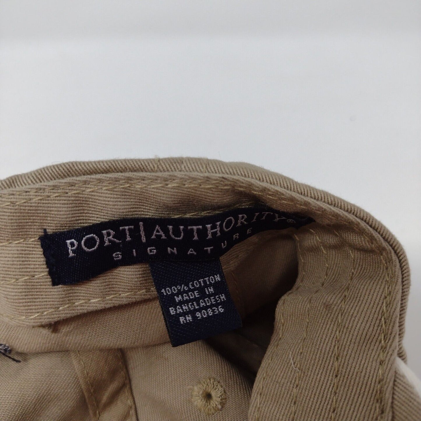 The Transpo Group Strapback Hat Tan One Size Adjustable Port Authority Signature
