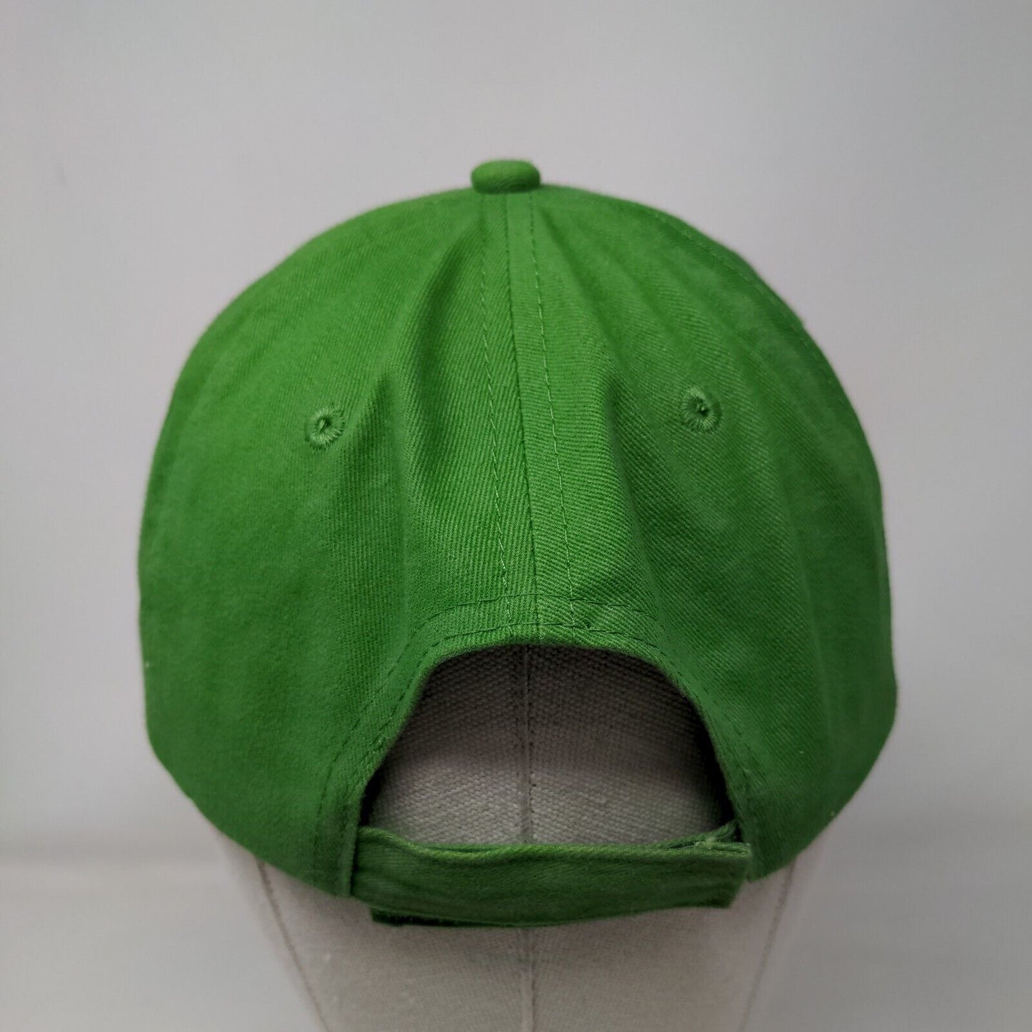 Pioneer Strapback Hat Green One Size Adjustable Embroidered 6 Panel