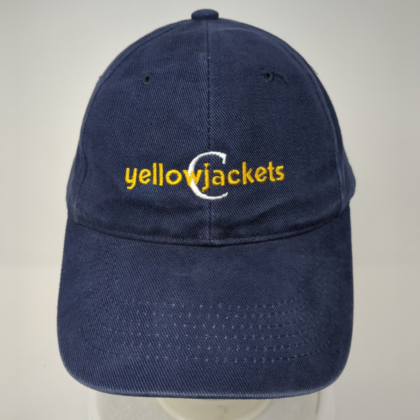 Yellowjackets Slideback Hat Blue One Size Adjustable Sportsman 6 Panel