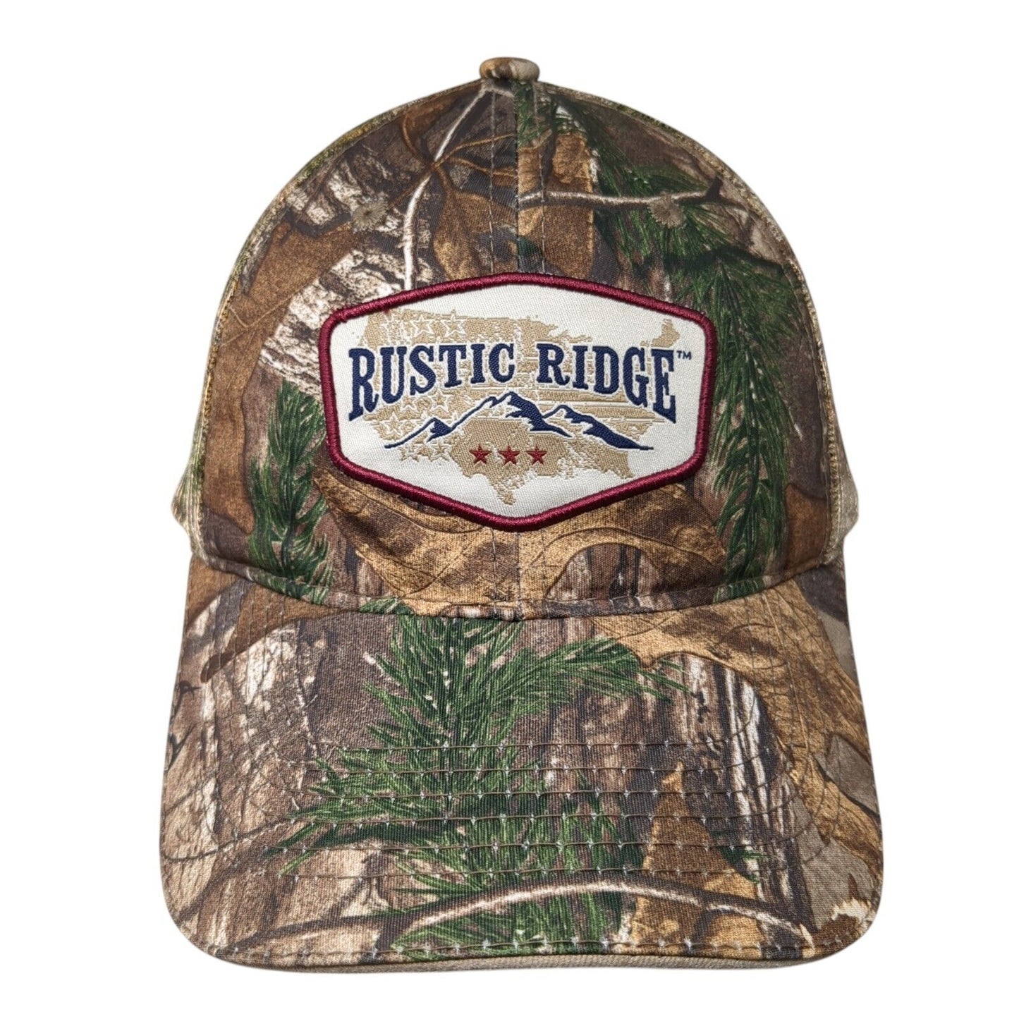 Rustic Ridge Slideback Trucker Hat Camo One Size Mesh Back Outdoor Cap