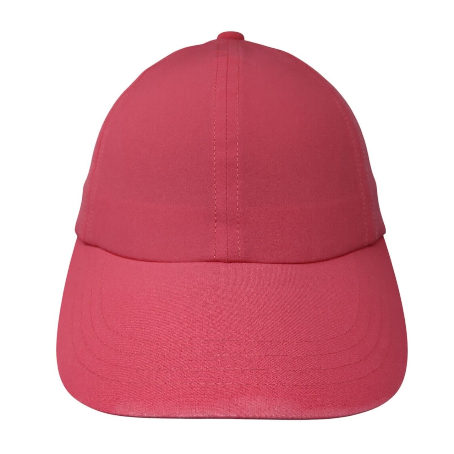 Apana Ponyback Strapback Hat Pink One Size Adjustable Breathable Mesh Blank