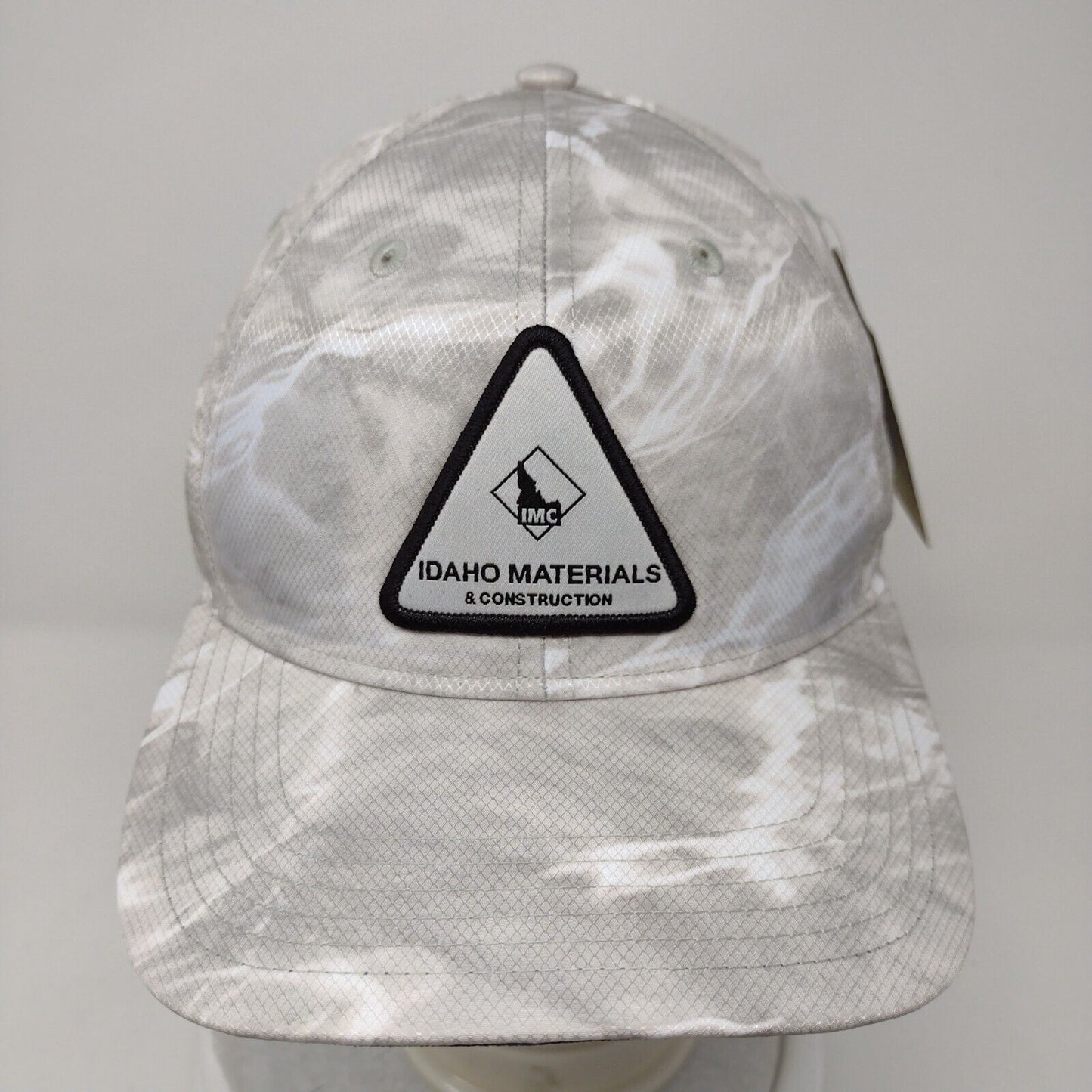 Idaho Materials & Construction Strapback Hat Gray OSFA Richardson W/Tags