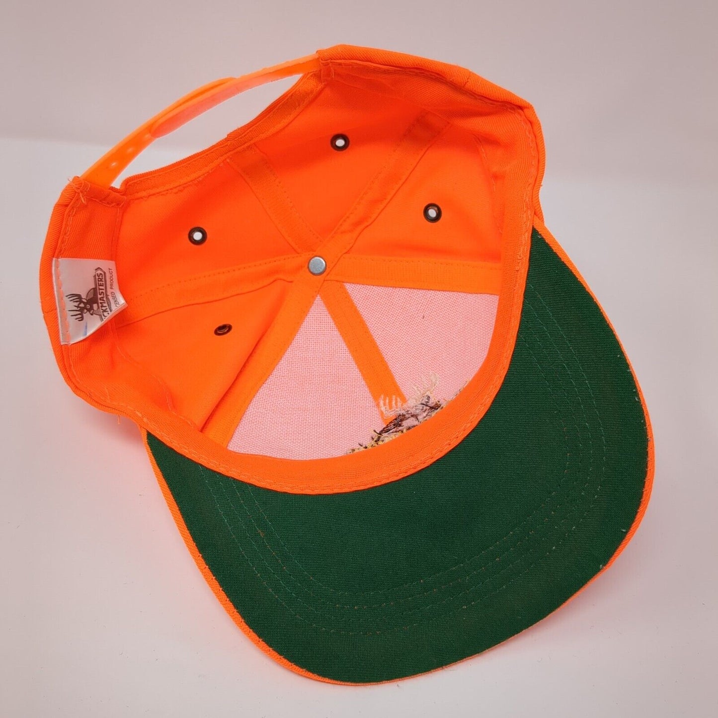 Young Bucks Outdoors Snapback Hat Youth Orange Adjustable Buckmasters