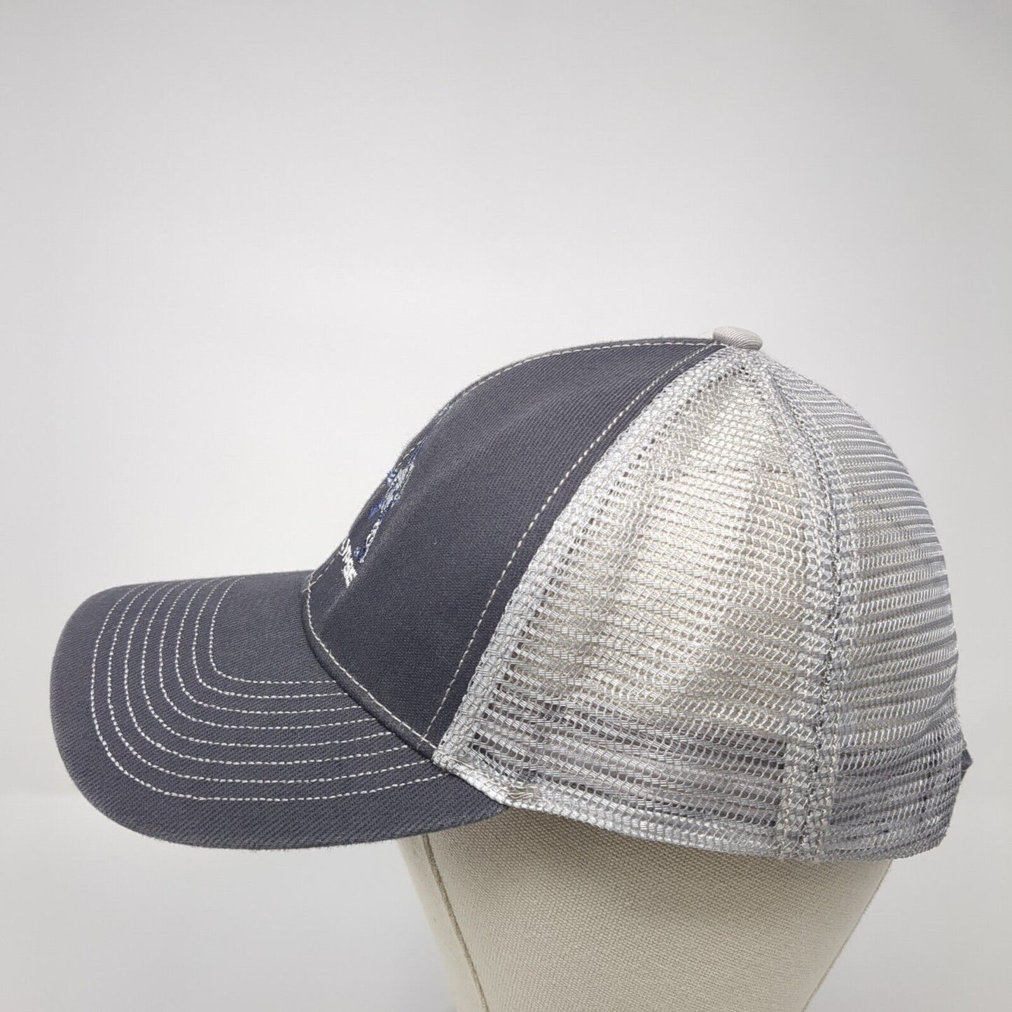 Apocalypse Trucker Hat Gray One Size Adjustable Embroidered Mesh Back Ha