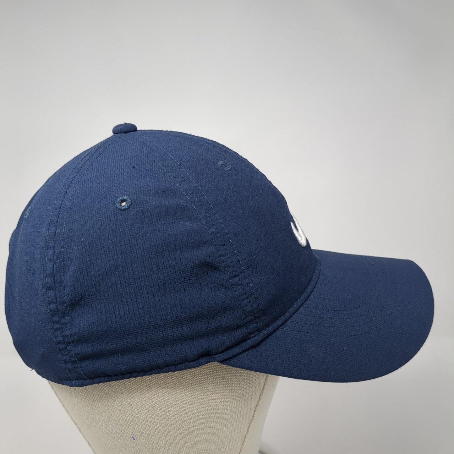Nike Dri-Fit Strapback Hat Blue One Size Adjustable Embroidered Swoosh Legacy91