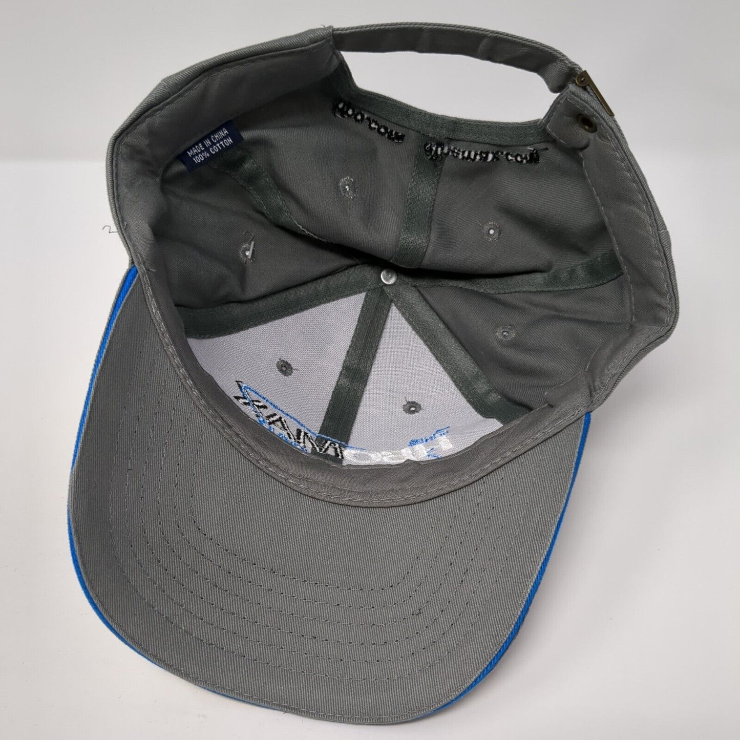 The HBO Max Pak Slideback Hat Gray OS Adjustable Embroidered W/Tags Cotton