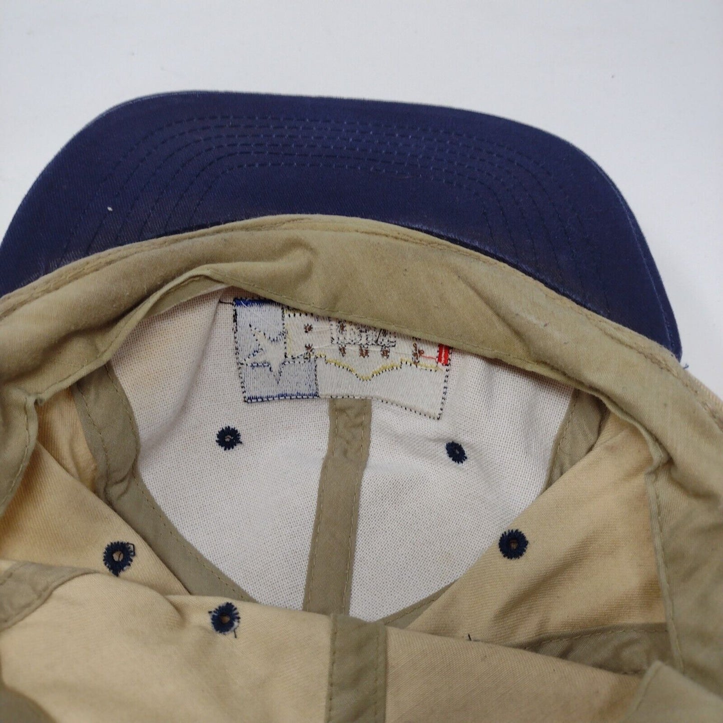 The Alamo Snapback Hat Multi OSFA Embroidered Colorblock 6 Panel