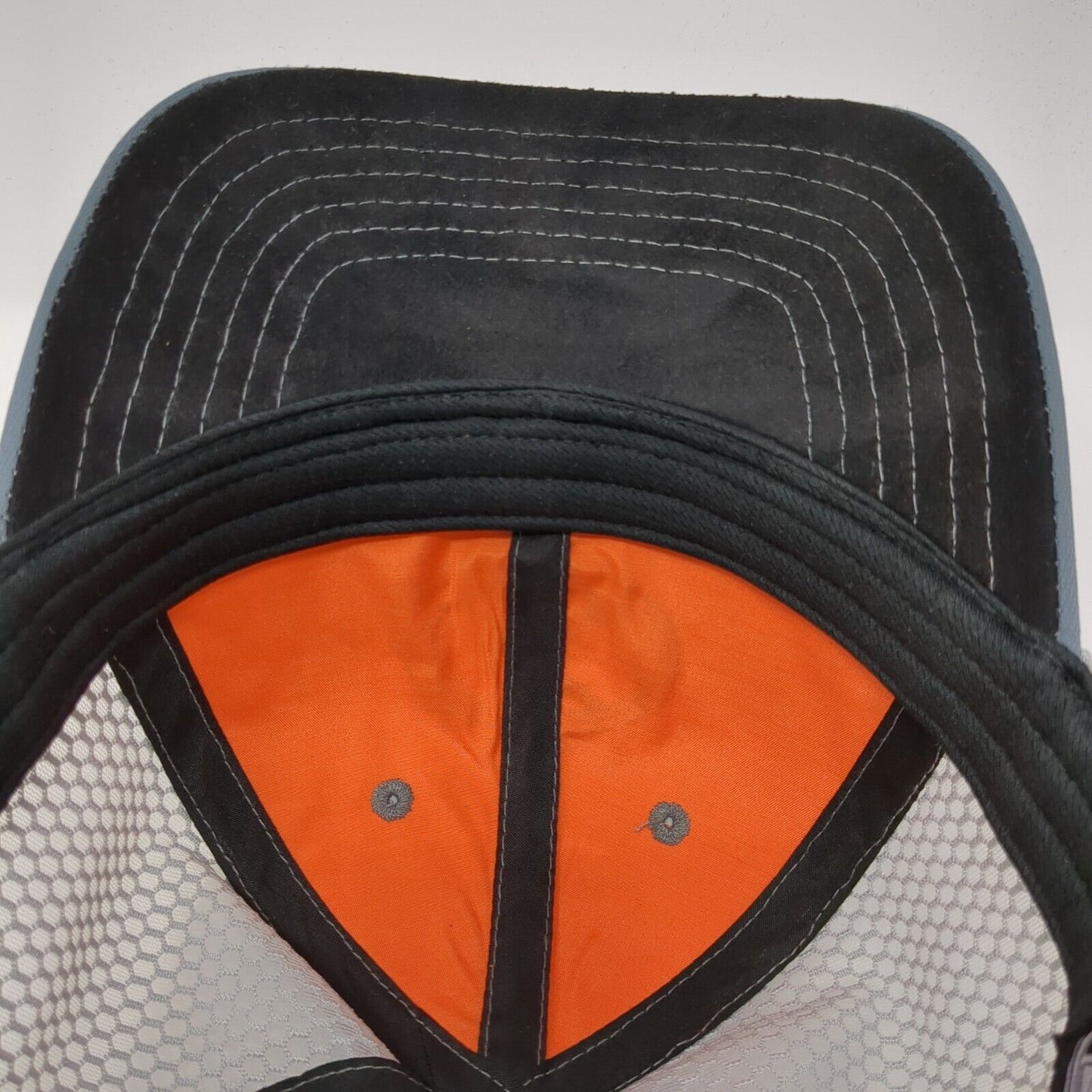 Kubota Strapback Mesh Back Trucker Hat Gray One Size Idaho Tractor Inc