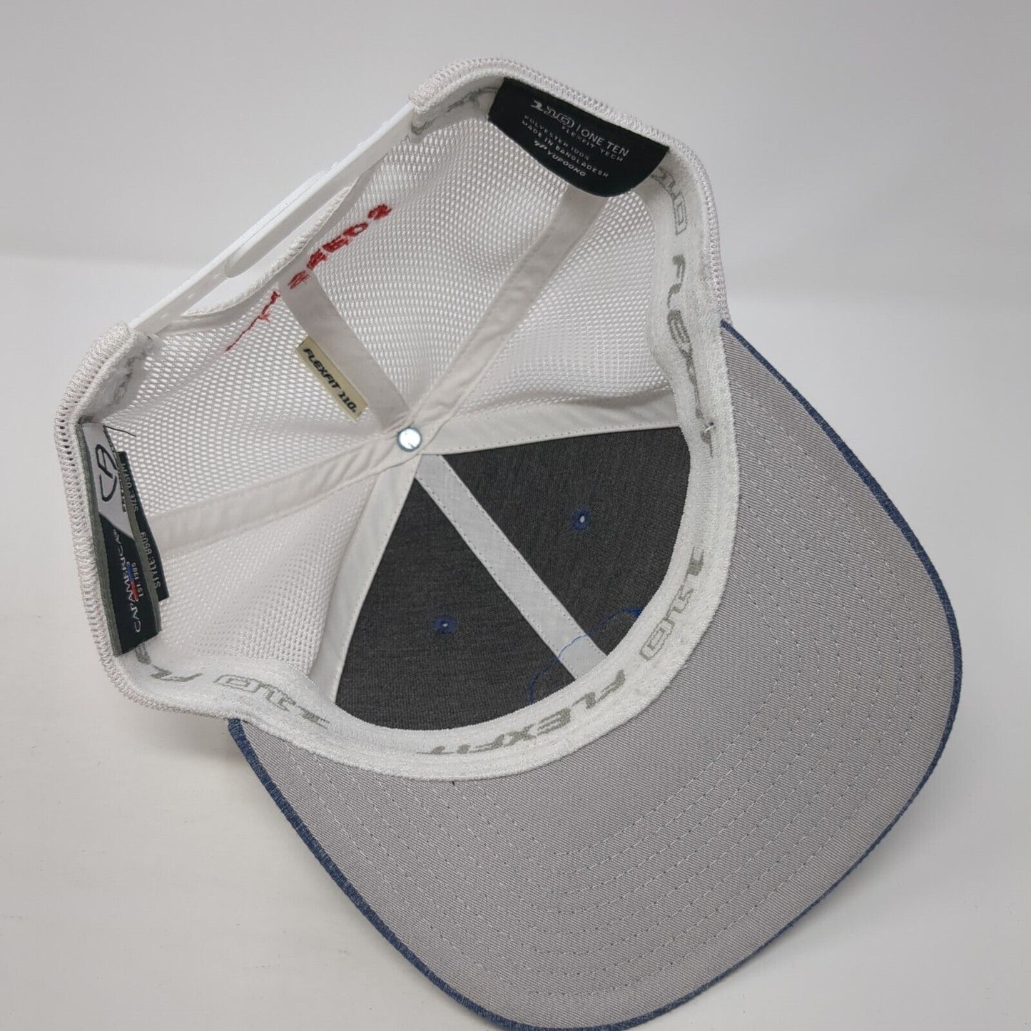 ACH Seeds Snapback Trucker Hat Blue One Size 110 Flexfit Mesh Back Cap America