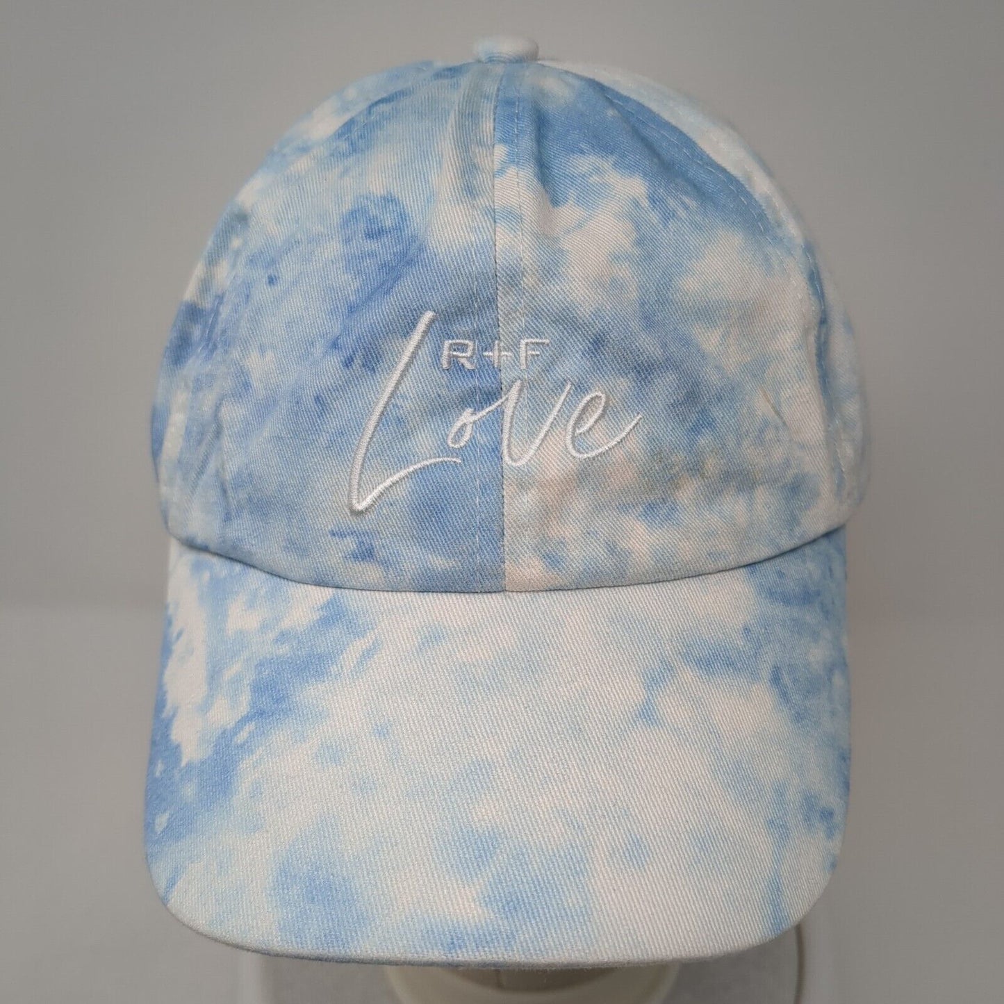R+F Love Slideback Hat Multicolor One Size Embroidered Tie Dye Outdoor