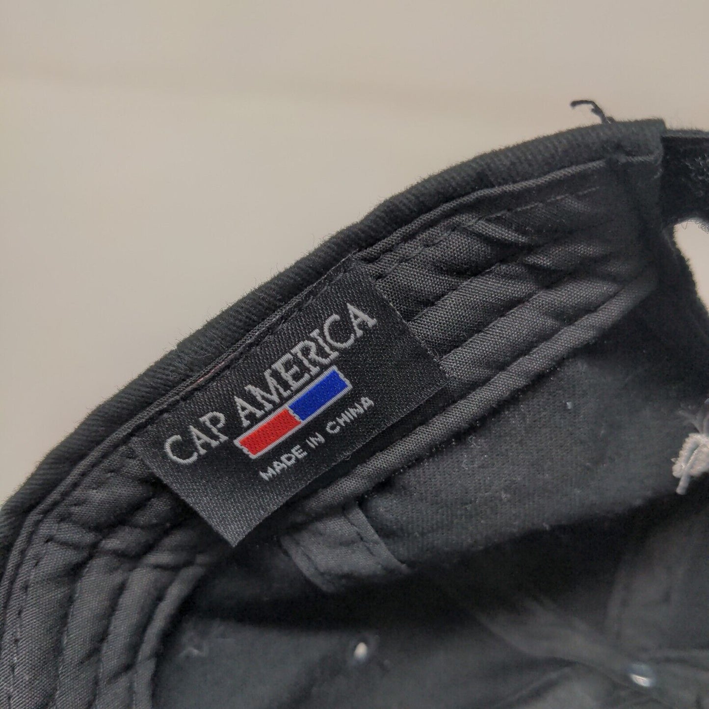 Cap America Men's Strapback Hat Black Embroidered AC Delco Lafayette Logo