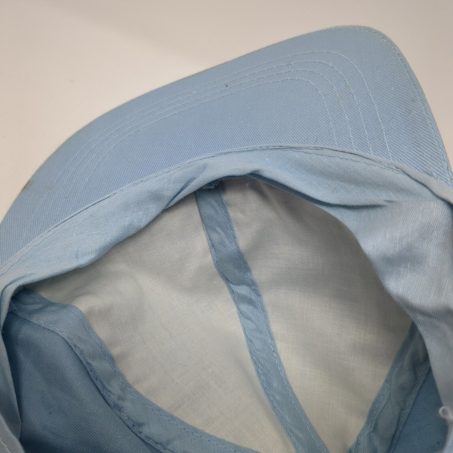 Unbranded Strapback Hat Blue One Size Stretch Lightweight 6 Panel Blank