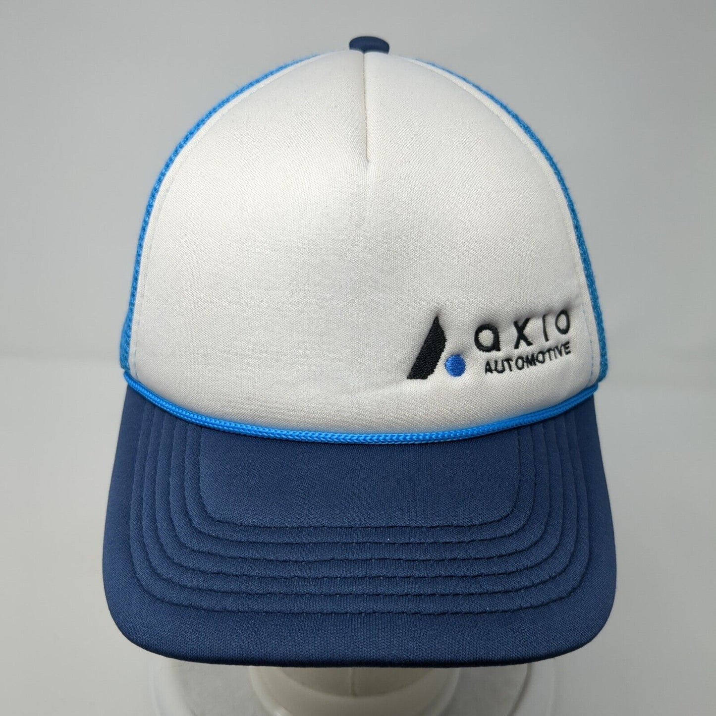 Axio Automotive Snapback Rope Trucker Hat Multi One Size Mesh Back