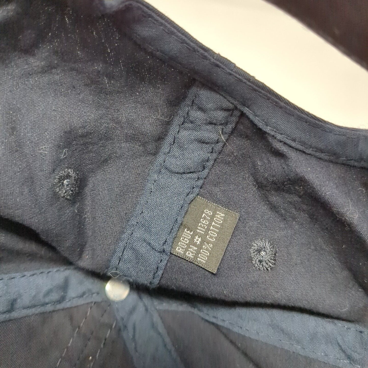 Mustang P-51 Strapback Hat Blue One Size Erickson Aircraft Collection