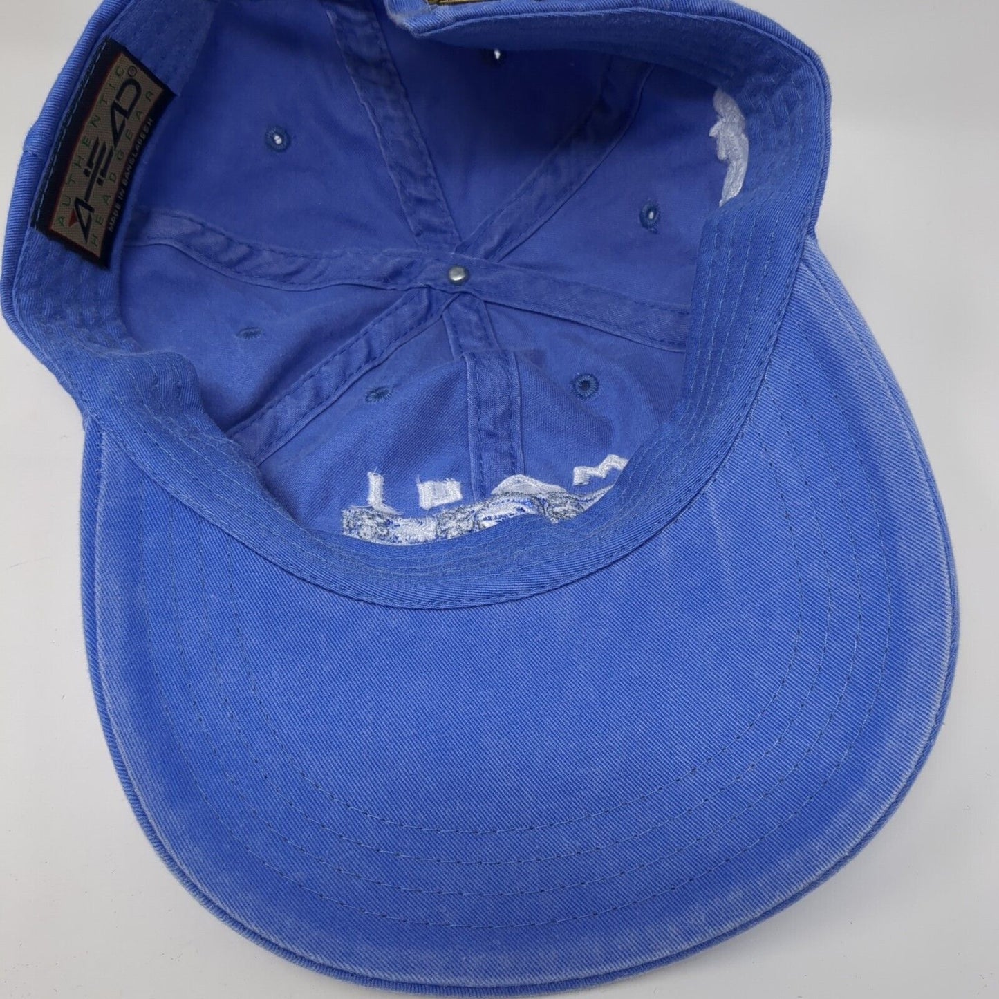 Maui Hawaii Slideback Hat Blue One Size Embroidered Palm Tree Ahead