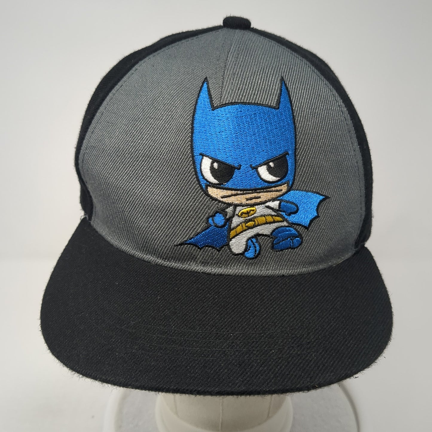 Batman Snapback Hat Multi One Size Adjustable Embroidered Six Flags
