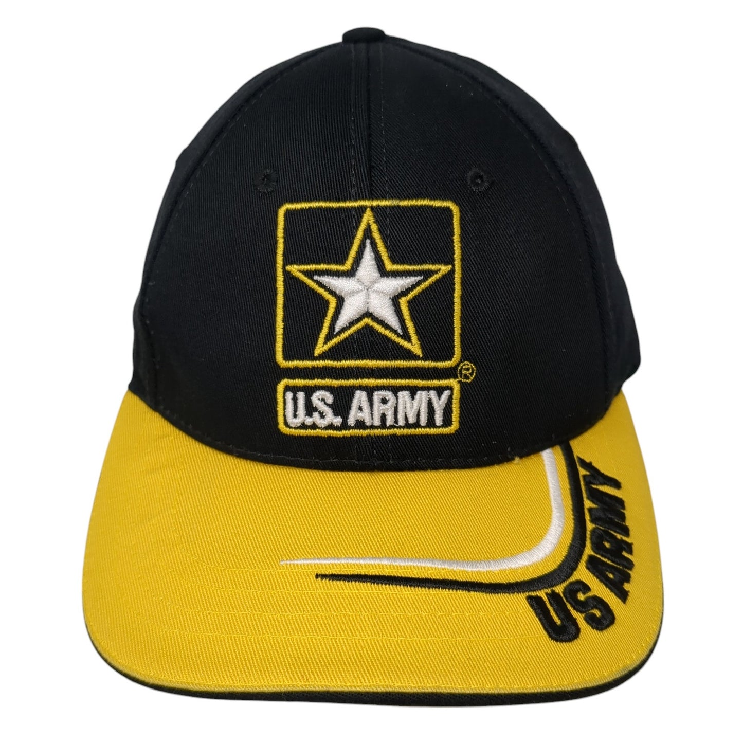 U.S. Army Strong Star Strapback Hat Multi One Size Adjustable Colorblock