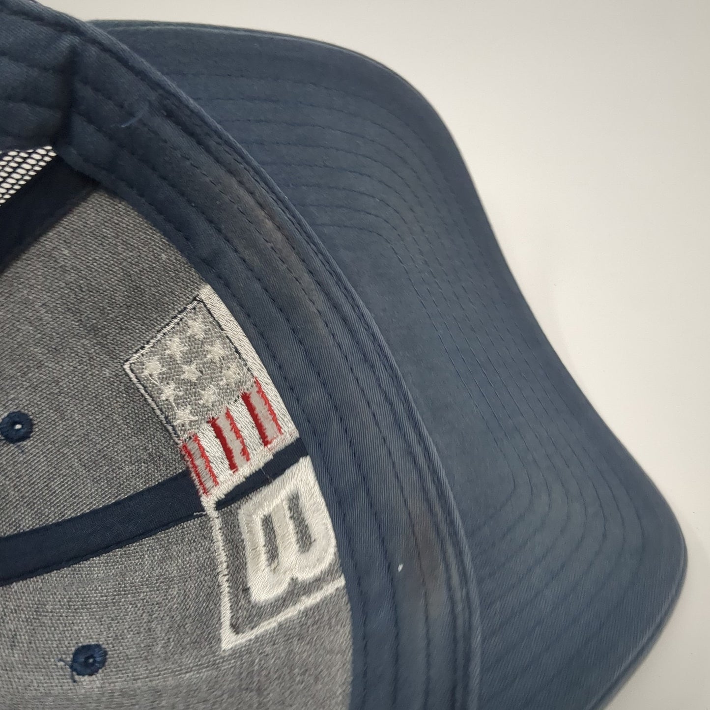 USA Flag Bare Performance Nutrition Trucker Hat Black One Size Adjustable