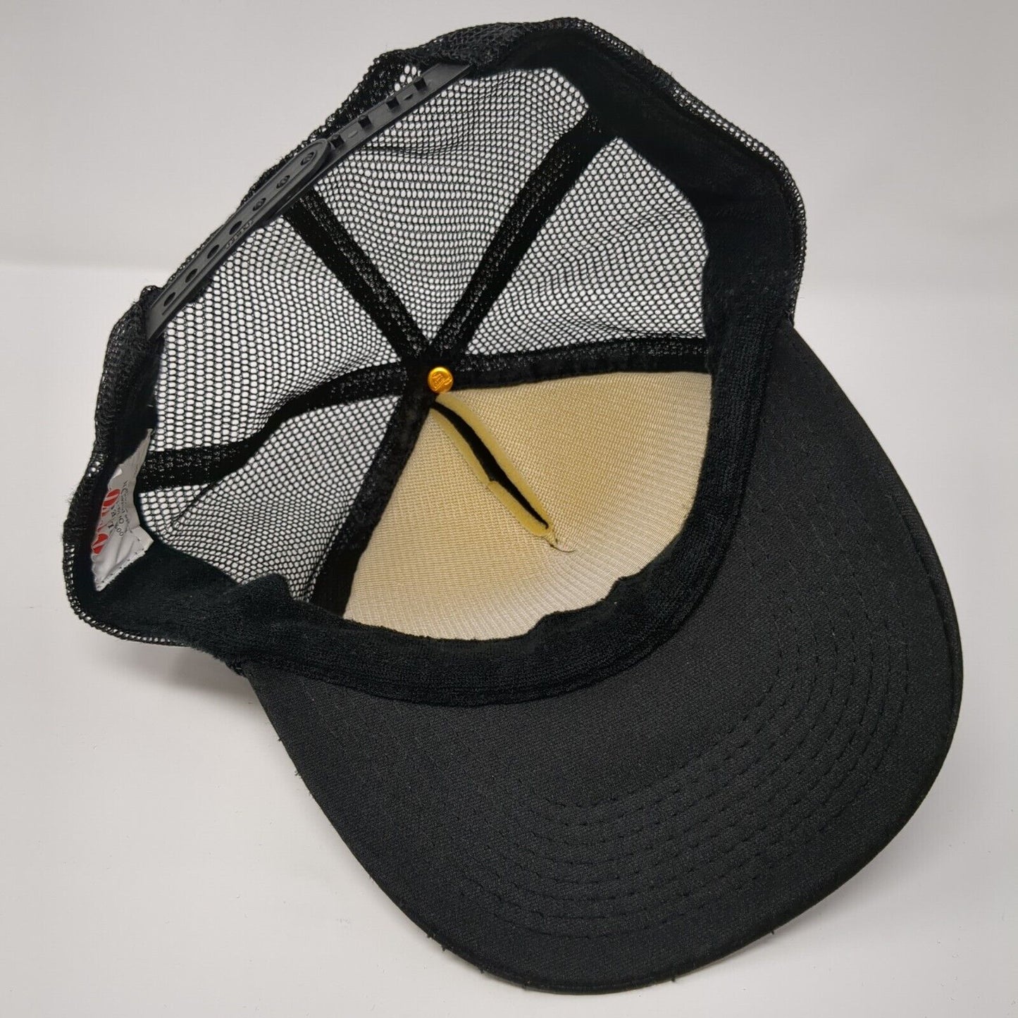 Barley Brown's Beer Snapback Rope Trucker Hat Black One Size Mesh Back