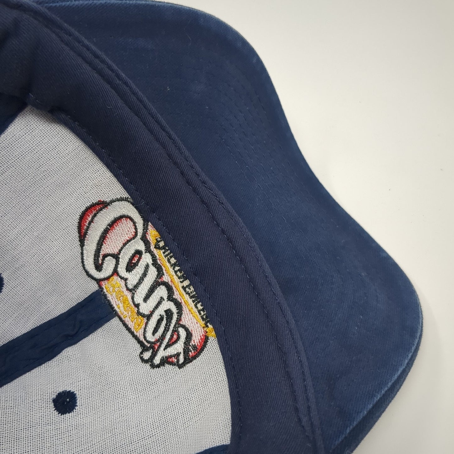 Raising Cane's Chicken Fingers Strapback Hat Blue One Size Adjustable