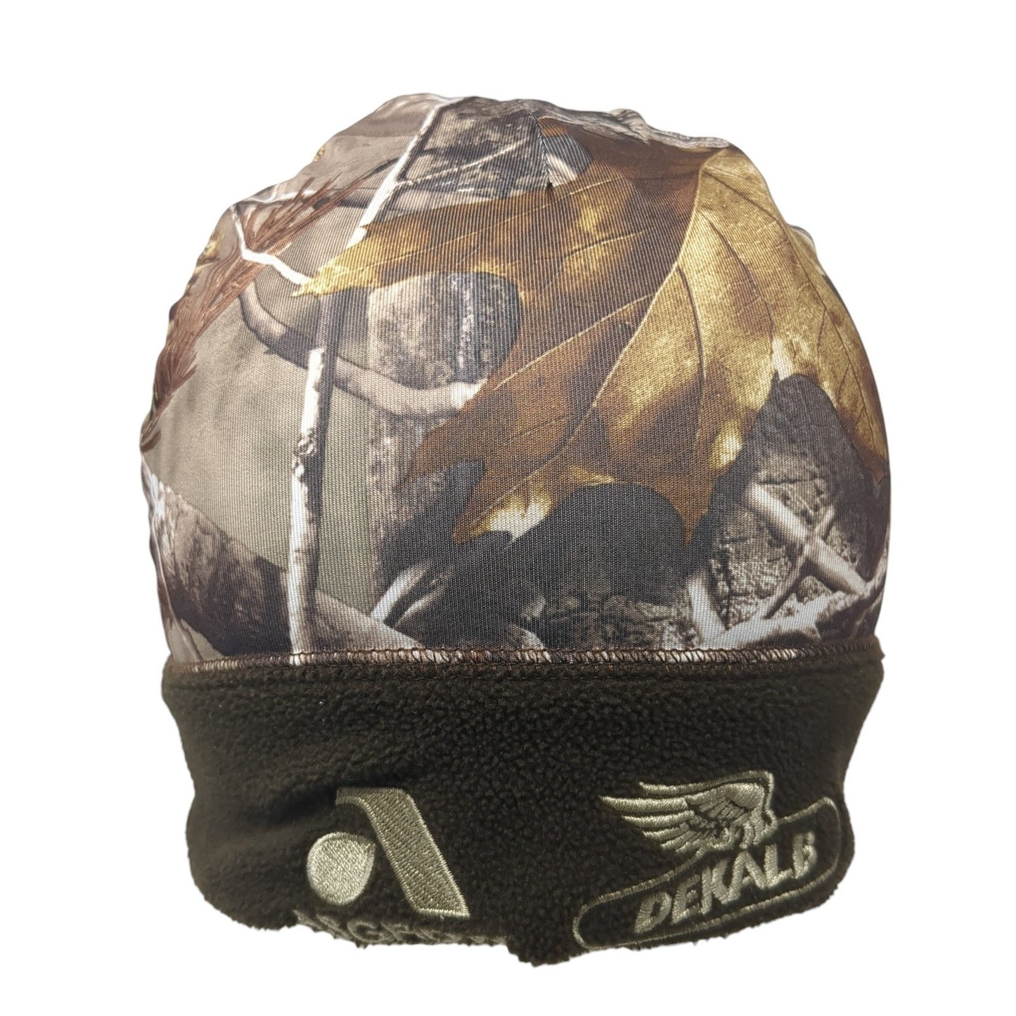 Asgrow Dekalb Beanie Hat Multicolor One Size Stretch Camouflage Polyester