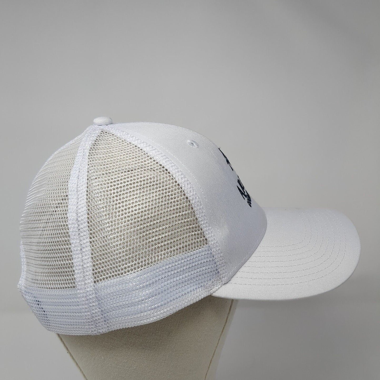 Ardea Country Club Snapback Trucker Hat White OS Classic Fit Mesh Back Ahead