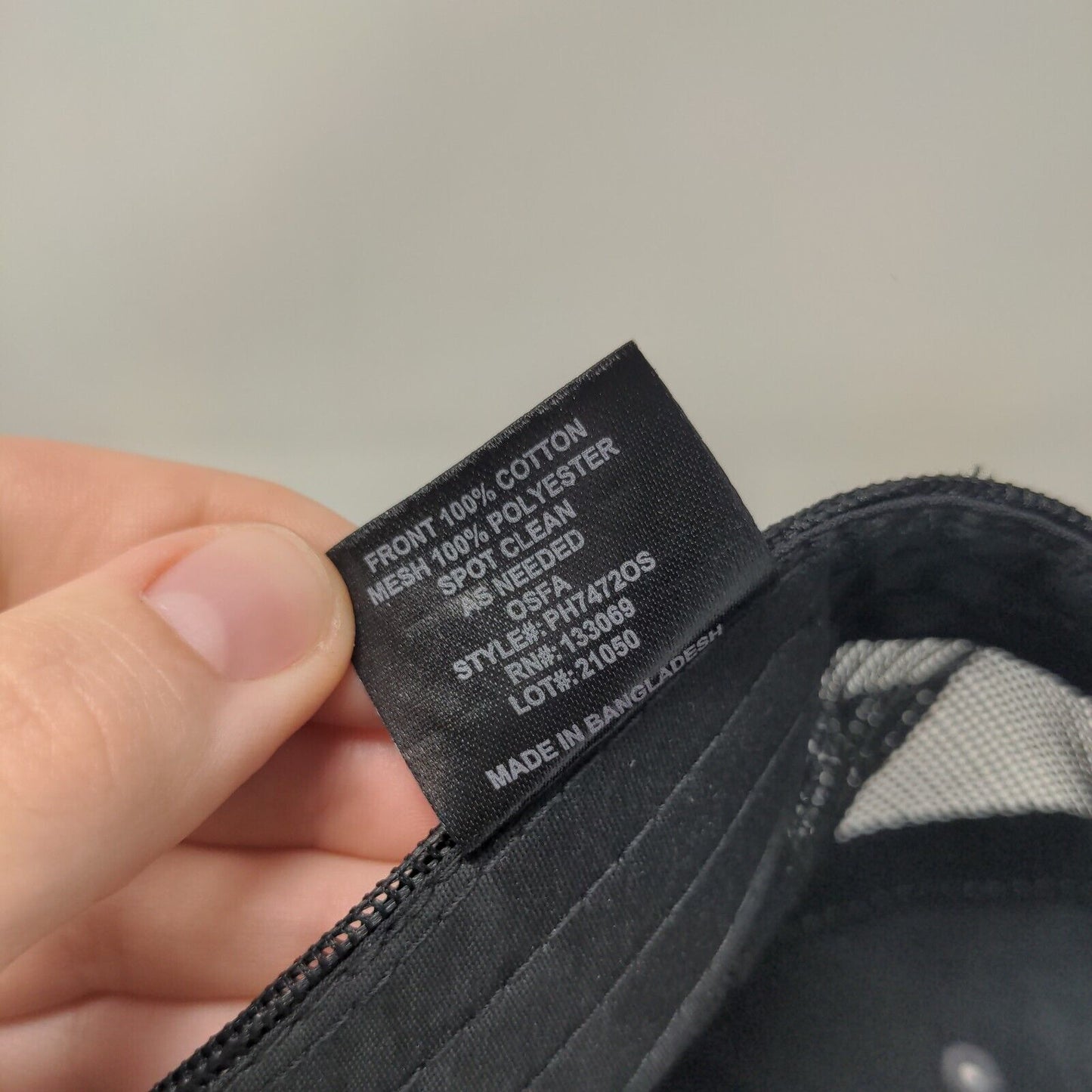 Pizza Hut Strapback Trucker Hat Black OSFA Adjustable Embroidered Employee Crew