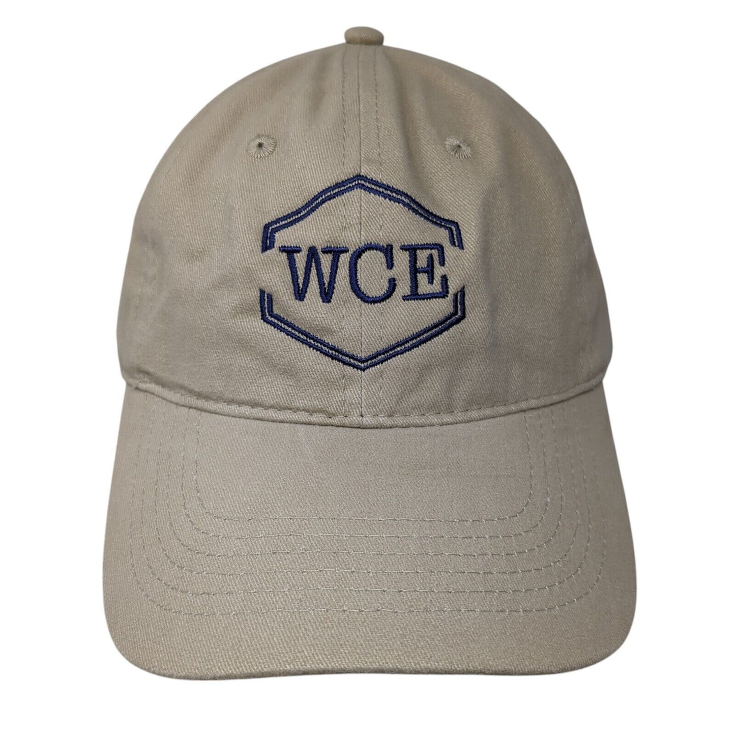WCE Dare To Dream Slideback Hat Tan One Size Adjustable 6 Panel Port & Company
