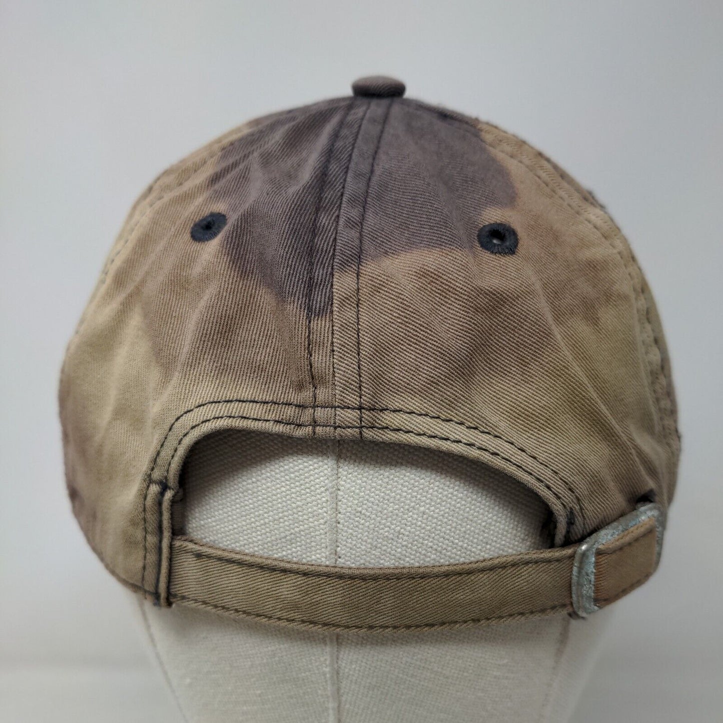 Reebok Men's Slideback Hat Blue Tan OSFA Embroidered NFL Super Bowl XLII Logo