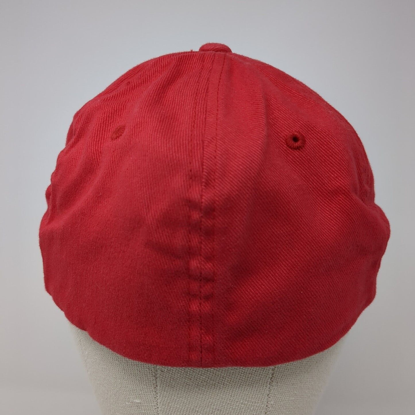 Superior Construction Fitted Hat Red L/XL Flexfit Embroidered 6 Panel Yupoong