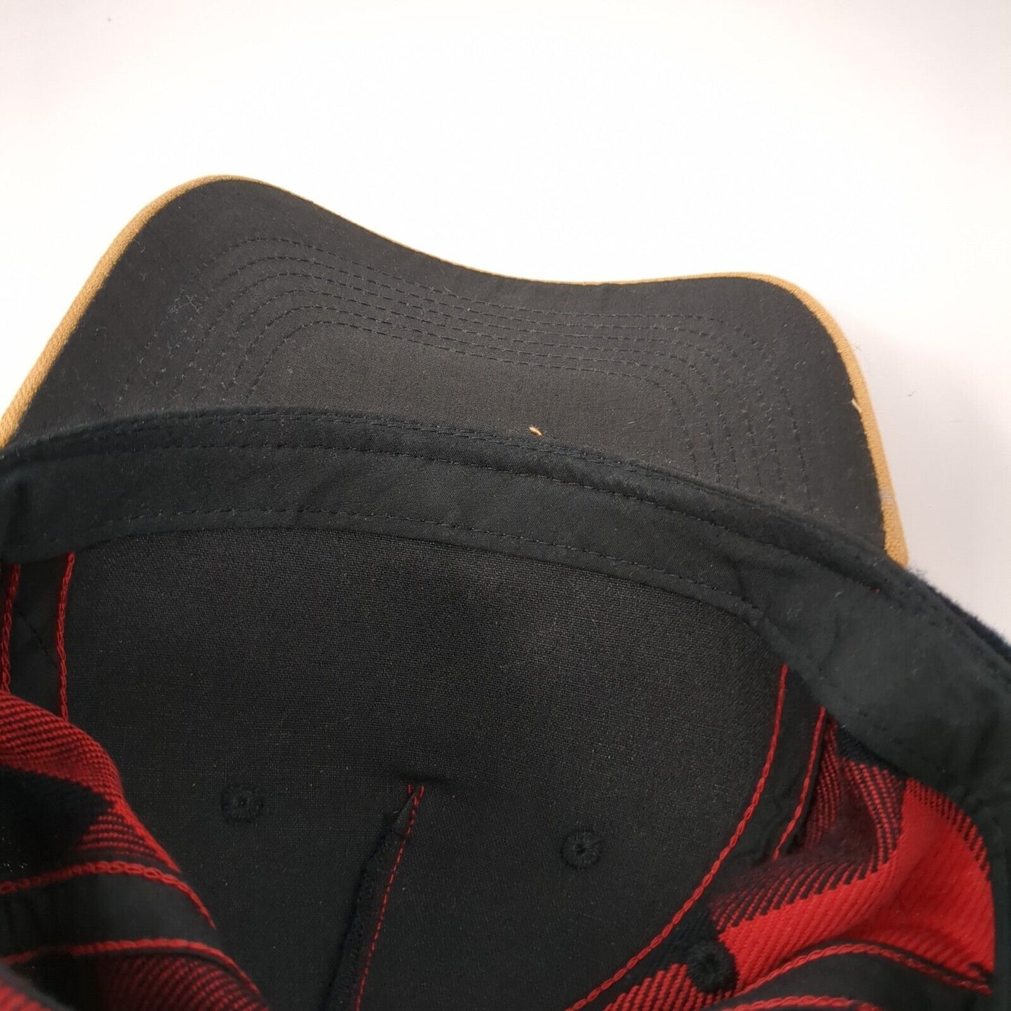 Unbranded Snapback Hat Multicolor OSFA Adjustable Plaid Vent Holes