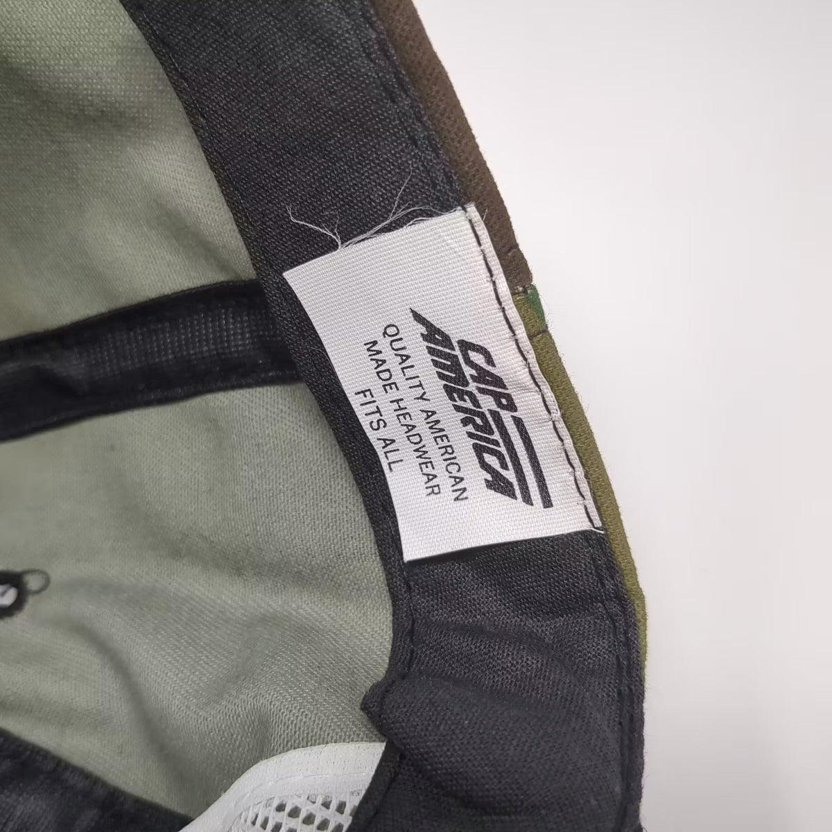 Cap America BASF Agrichemicals Camo 5 Panel Hat Green Black OSFA Rope USA Made