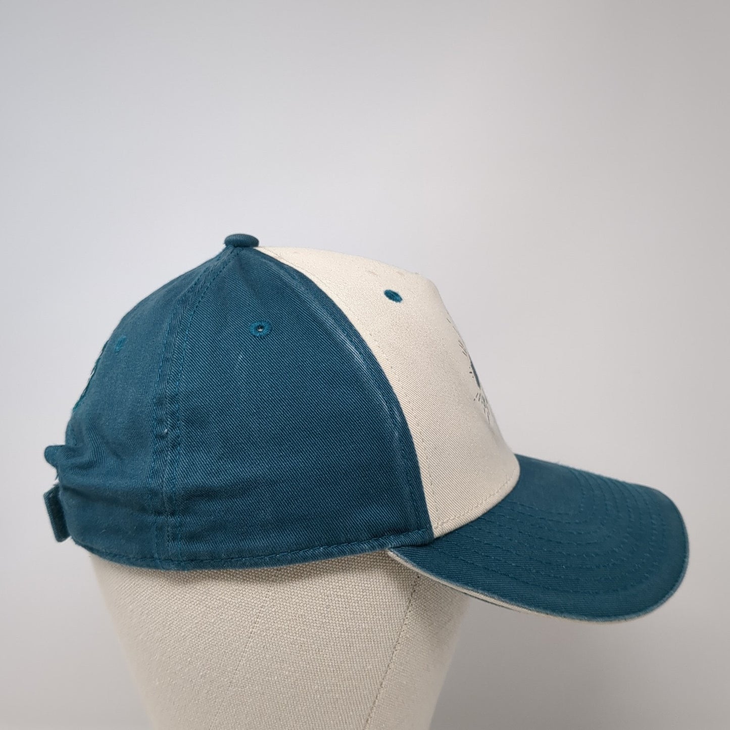 Cabela's Bear Strapback Hat Blue One Size Adjustable Colorblock Outdoor