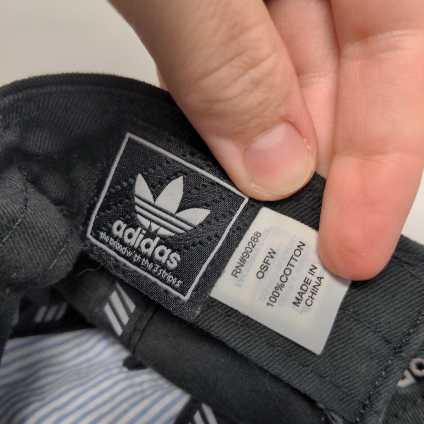 Adidas Trefoil Women's Slideback Hat Solid Black OSFW Embroidered