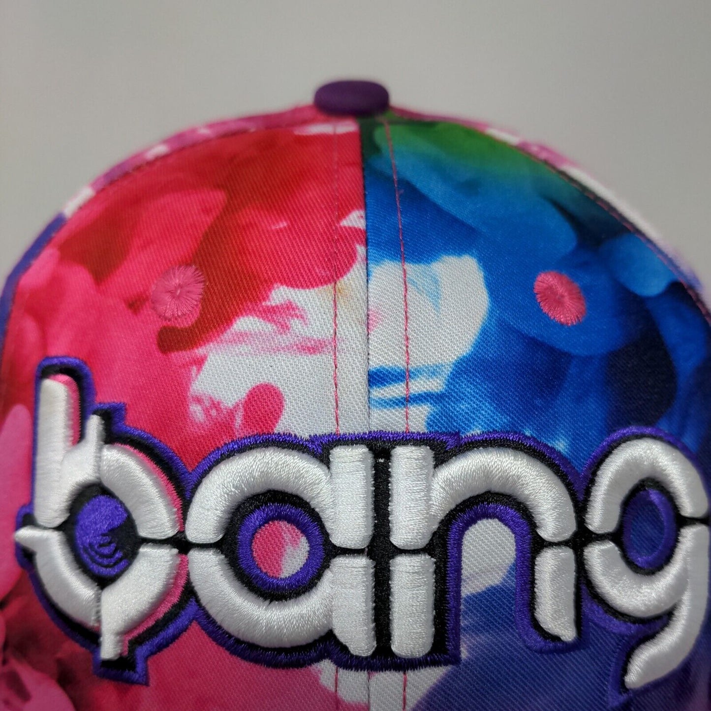 Bang Snapback Hat Multicolor One Size Adjustable Embroidered Smoke LED Light Up