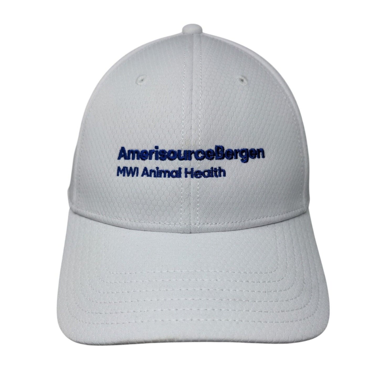 Amerisource Bergen MWI Animal Health Strapback Hat White OS W/Tags Callaway
