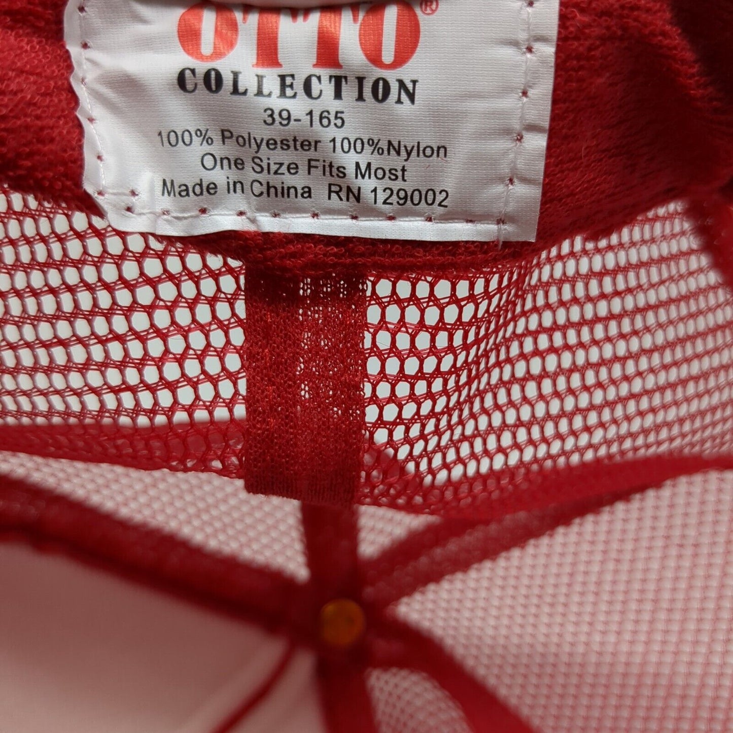 Ninkasi Brewing Snapback Trucker Hat Red OSFM Adjustable Mesh Back Rope Otto